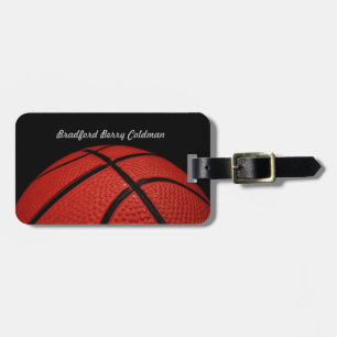 Basketball Close-up custom Luggage Tag
