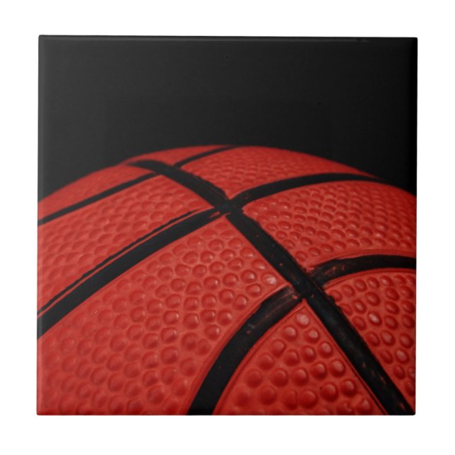 Basketball Close-up Sports Team Tile (Front)