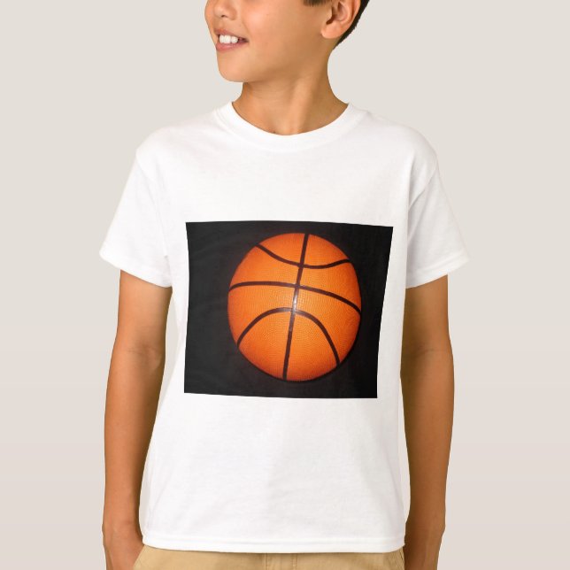 Basketball Close-Up Texture Skin T-Shirt (Front)