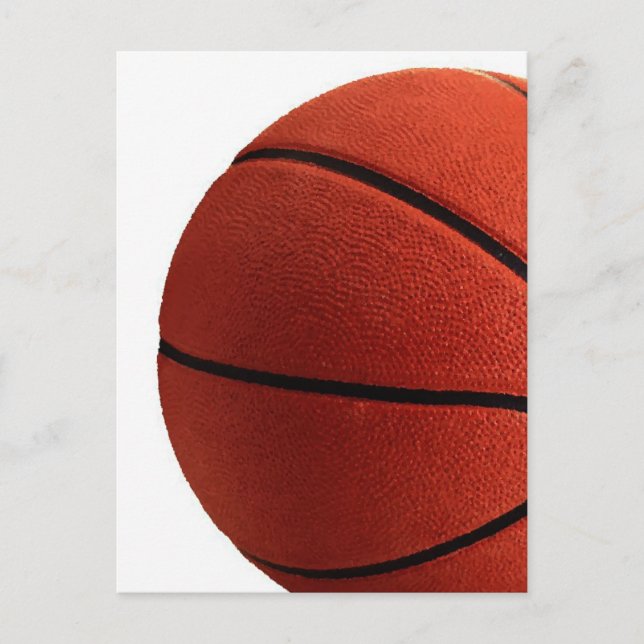 Basketball Closeup Vertical Post Cards (Front)