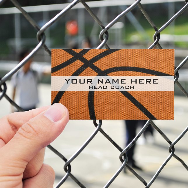 Basketball Coach Business Card (Creator Uploaded)