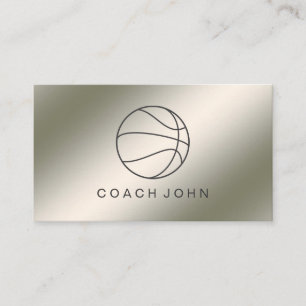 Basketball Coach Business Card 2019