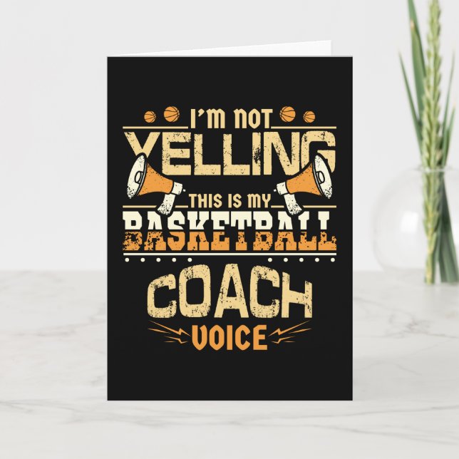 Basketball Coach Card (Front)
