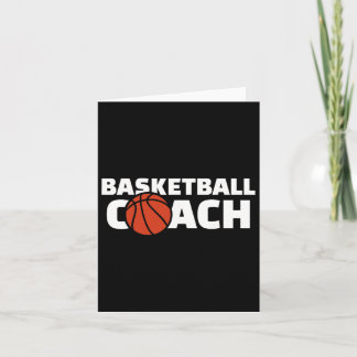 Basketball Coach  Card