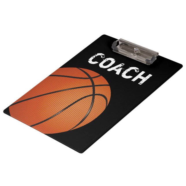 Basketball Coach Clipboard (Angled)