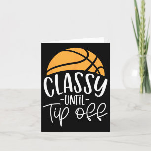 Basketball Coach Cly Until Tip-off Card