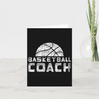 Basketball Coach Coaching Basketballer Trainer  Card