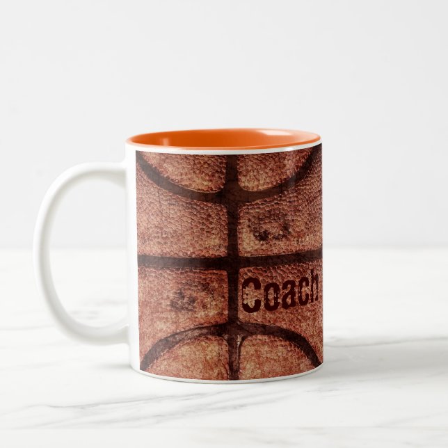 Basketball coach coffee mug (Left)