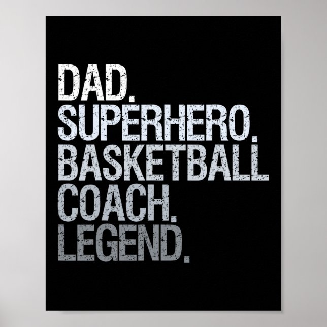 Basketball Coach Dad 1  Poster (Front)