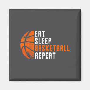 Basketball Coach Eat Sleep Basketball Repeat Baske Magnet