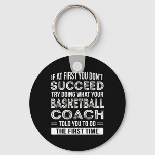 Basketball Coach Gift Fun Thank You Gift Key Ring