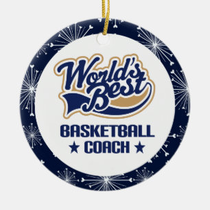Basketball Coach Gift Ornament