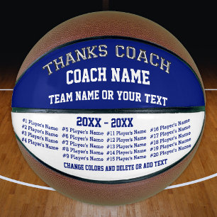 Basketball Coach Gifts, Personalised Basketball