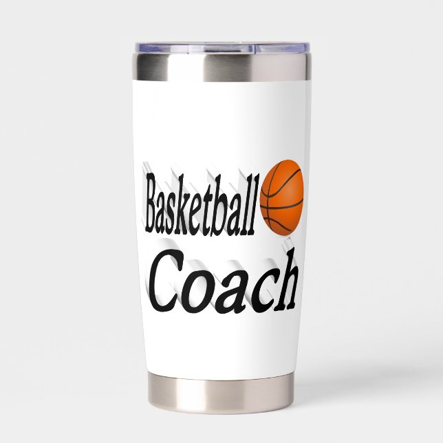 Basketball Coach  Insulated Tumbler (Front)