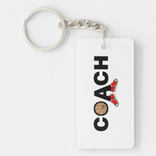 Basketball Coach Key Ring