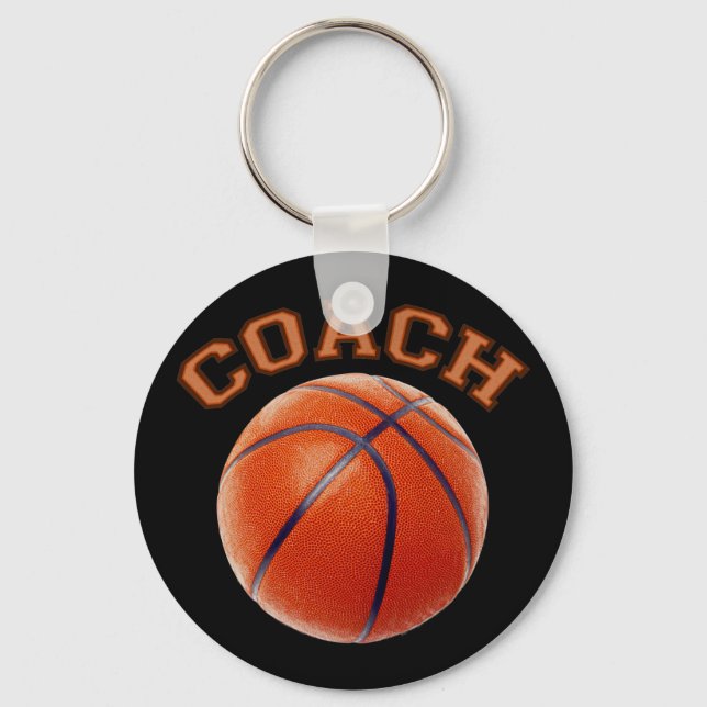 Basketball Coach Key Ring (Front)