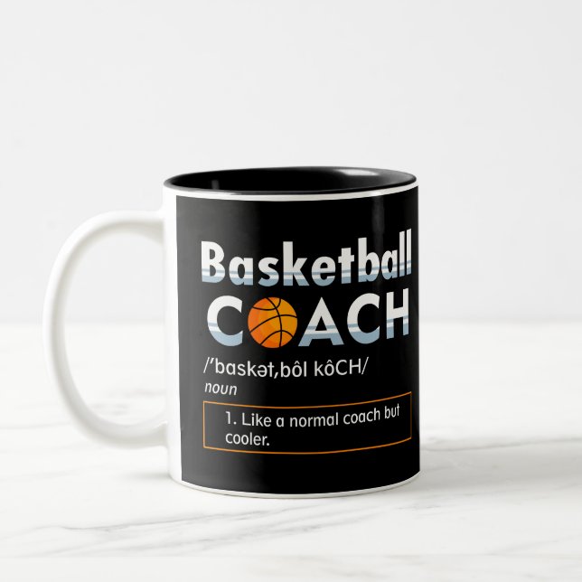 Basketball Coach Mug Design (Left)