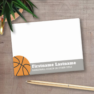 Basketball Coach or Physical Education Teacher Post-it Notes