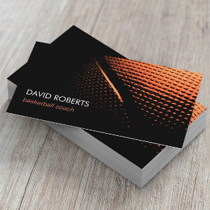 Basketball Coach Professional Sport Theme Business Card