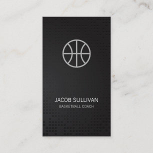 Basketball Coach Scout Professional Sports Busines Business Card