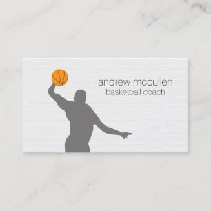 Basketball Coach Scout Professional Sports Business Card