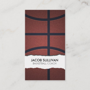 Basketball Coach Sports Scout Business Card