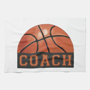 Basketball Coach Tea Towel