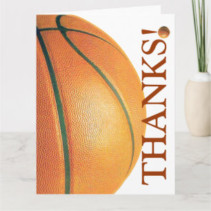 Basketball Coach Thank You Card