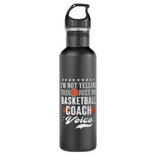 basketball coach voice Im not yelling 710 Ml Water Bottle