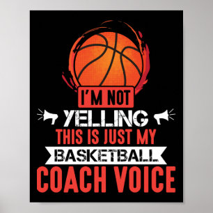 Basketball Coach Voice  Poster