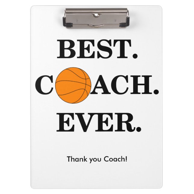 Basketball Coach's Clipboard (Front)
