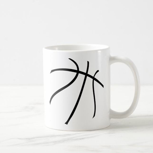 basketball coffee mug (Right)