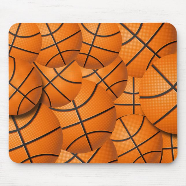 BASKETBALL COLLAGE MOUSE PAD (Front)