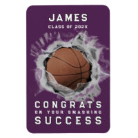 Basketball Congrats Magnet