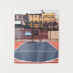 Basketball Court Basketball Lover Cute Gift Tapestry