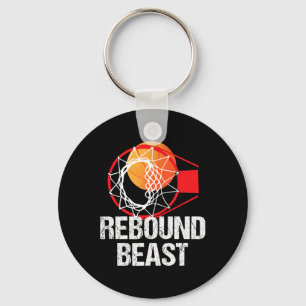 Basketball Court Fun  Rebound Beast Player Gift Key Ring
