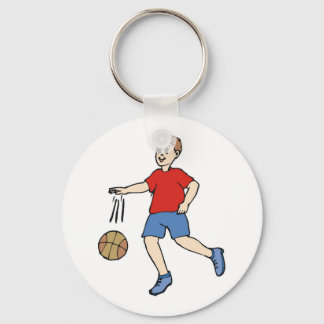 Basketball Court Key Ring