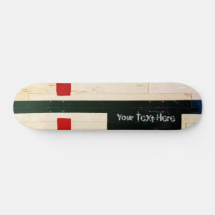 Basketball Court Lines and Markings - Personalised Skateboard
