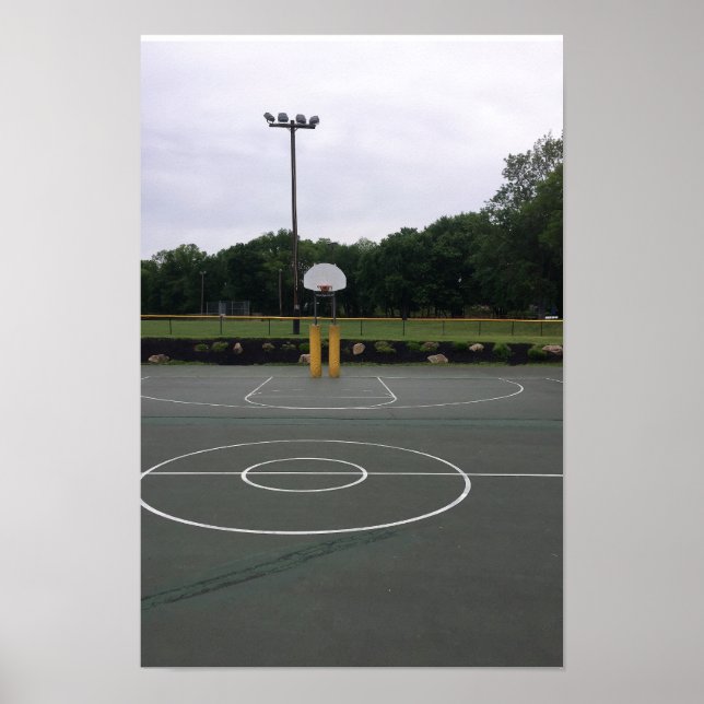 Basketball Court Poster (Front)