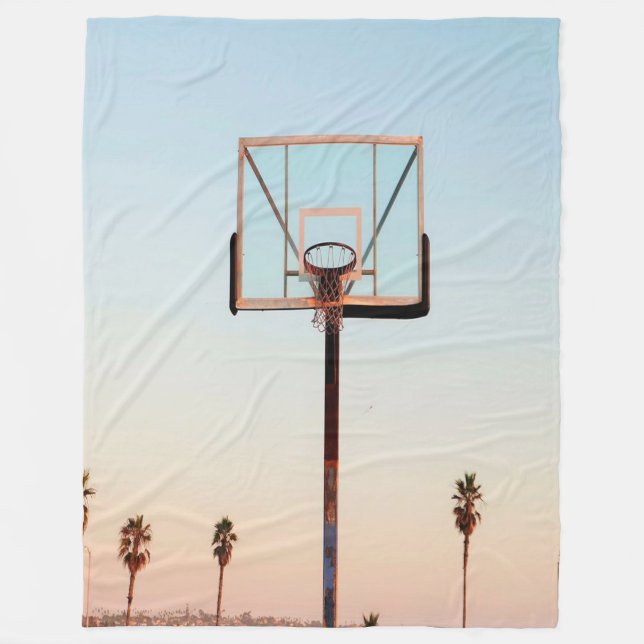 Basketball Courts |Basketball Lover Fleece Blanket (Front)