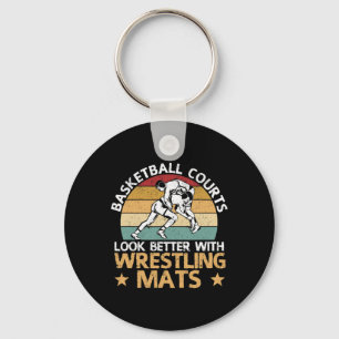Basketball Courts Look Better With Wrestling Mats  Key Ring