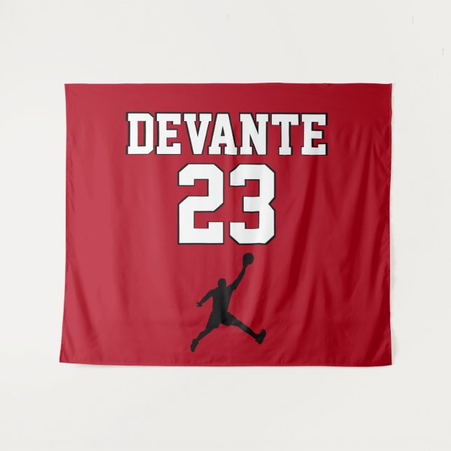 Basketball Custom Backdrop - Large Tapestry (Front (Horizontal))