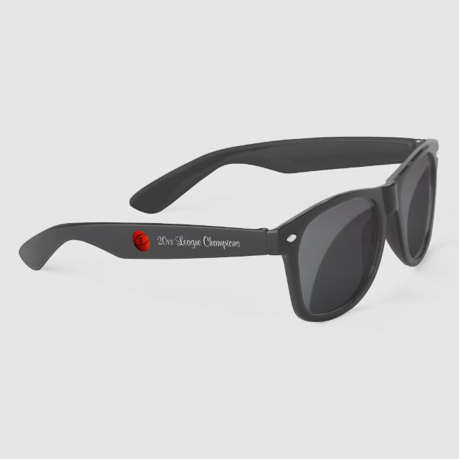 Basketball Custom # Champions Plastic Sunglasses (Right)