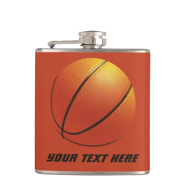 Basketball custom flask (Front)
