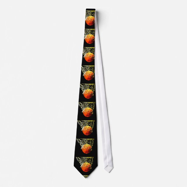Basketball Custom Tie Neckwear (Front)