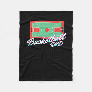 Basketball Dad 3  Fleece Blanket