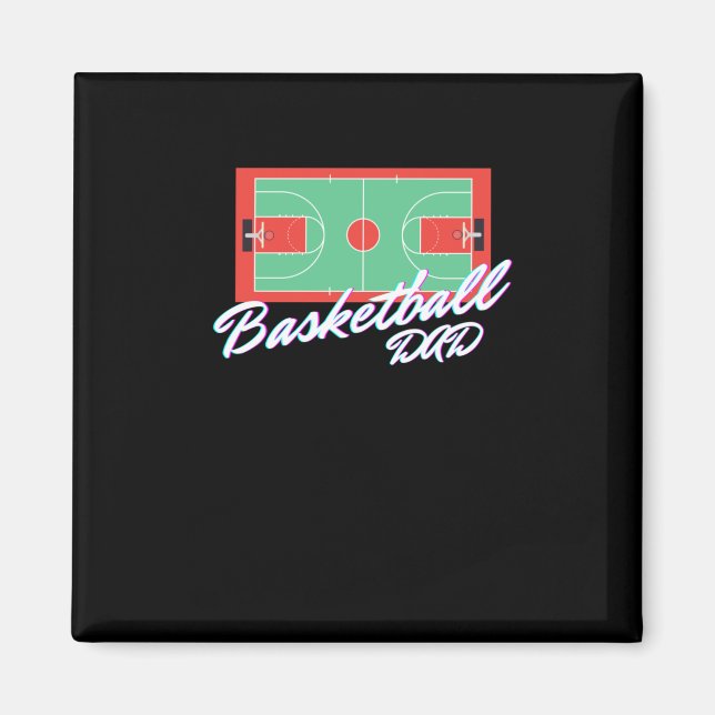 Basketball Dad 3  Magnet (Front)