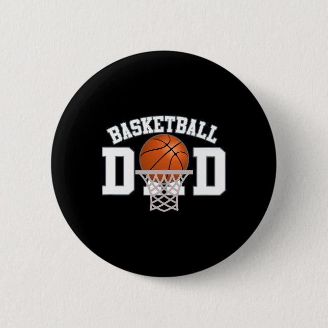 Basketball Dad 4  6 Cm Round Badge (Front)