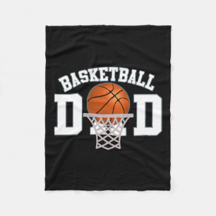 Basketball Dad 4  Fleece Blanket