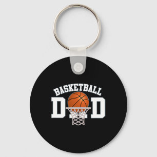 Basketball Dad 4  Key Ring